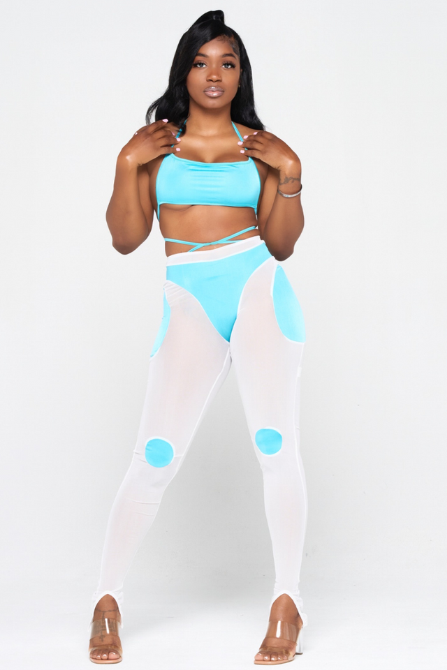 Blue Skies Pants Set