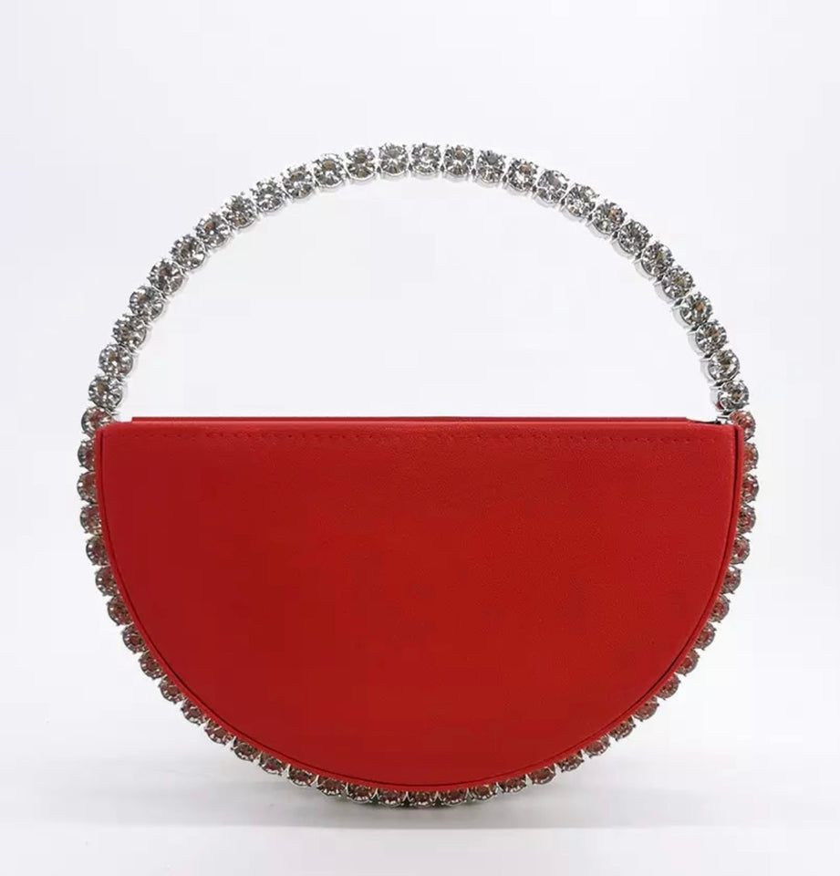 Red diamond bag